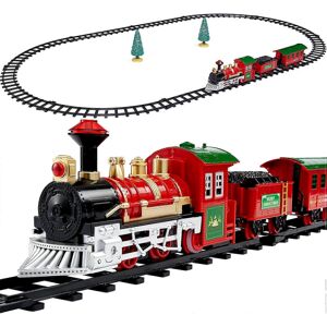 Unbranded (As show, One size) 29-piece Christmas train set with trains (130 x 75cm, batter Unbranded (As show, One size) 29-piece Christmas train set with trains (130 x 75cm, batter