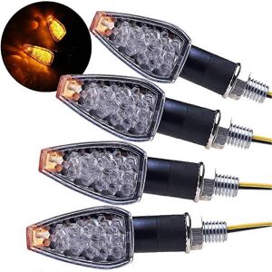 Unbranded (As show, One size) 4pcs Motorcycle Indicators 14LED Turn Signal Lights 12V Wate Unbranded (As show, One size) 4pcs Motorcycle Indicators 14LED Turn Signal Lights 12V Wate