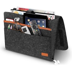 Unbranded (As show, One size) Felt bed shelf organizer anti-slip storage bag for book, mag Unbranded (As show, One size) Felt bed shelf organizer anti-slip storage bag for book, mag