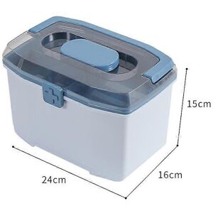 Unbranded (As show, One size) Family medicine box sample storage dustproof box portable me Unbranded (As show, One size) Family medicine box sample storage dustproof box portable me