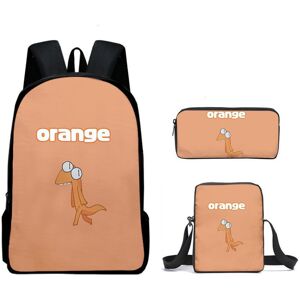 Gaatpot (H, Pencil Case) Rainbow Friends Cartoon Backpack Set - 3pc Set with Backpack, C Gaatpot (H, Pencil Case) Rainbow Friends Cartoon Backpack Set - 3pc Set with Backpack, C