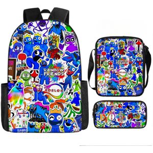 Gaatpot (20, Pencil Case) Rainbow Friends Cartoon Backpack Set - 3pc Set with Backpack, Gaatpot (20, Pencil Case) Rainbow Friends Cartoon Backpack Set - 3pc Set with Backpack,