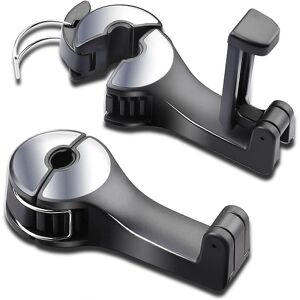 Unbranded (As show, One size) Car Hooks with Phone Holder, Car Seat Hooks for Purses and B Unbranded (As show, One size) Car Hooks with Phone Holder, Car Seat Hooks for Purses and B