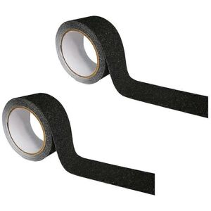 Unbranded (As show, One size) 2Pcs 5m black Anti-slip Tape Outdoor Anti Slip Stickers High Unbranded (As show, One size) 2Pcs 5m black Anti-slip Tape Outdoor Anti Slip Stickers High