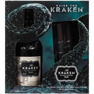 The Kraken Kraken Black Spiced Rum Gift Set and Kraken Black Smoky Glass Jar, 35 cl The Kraken Kraken Black Spiced Rum Gift Set and Kraken Black Smoky Glass Jar, 35 cl