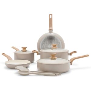 GreenPan Rio Essence Wood 10 Piece Cookware Pots and Pans Set Healthy Ceramic N GreenPan Rio Essence Wood 10 Piece Cookware Pots and Pans Set Healthy Ceramic N