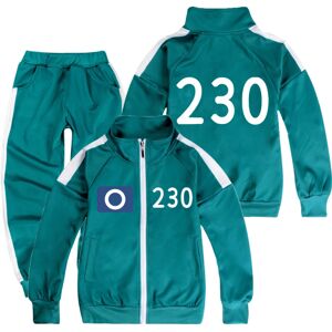 Unbranded (230 Coat+Pants, 140cm) Kids Squid Season 2 Survival Game Hoodie Pullover Tops+P Unbranded (230 Coat+Pants, 140cm) Kids Squid Season 2 Survival Game Hoodie Pullover Tops+P
