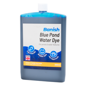 (Blue, 250ml) Pisces Banish Pond Dye Water Colour Blue Black Grey Algae Control (Blue, 250ml) Pisces Banish Pond Dye Water Colour Blue Black Grey Algae Control