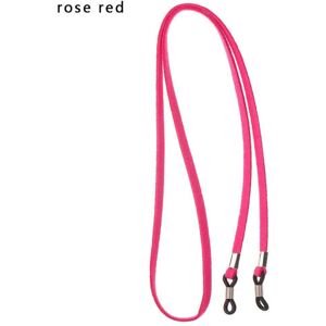 Unbranded (rose red) Fashion Leather Lanyard Strap Cord Holder Reading Glasses Chain Glass Unbranded (rose red) Fashion Leather Lanyard Strap Cord Holder Reading Glasses Chain Glass
