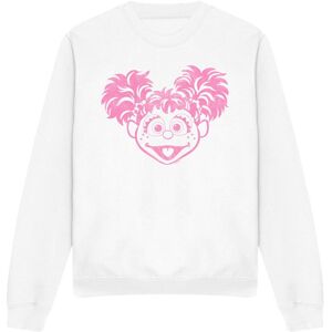 (L, White) Sesame Street Unisex Adult Abby Cadabby Mono Sweatshirt (L, White) Sesame Street Unisex Adult Abby Cadabby Mono Sweatshirt