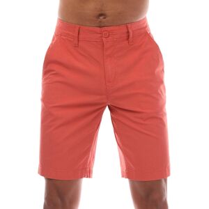 (32R, Coral) Timberland Mens Claremont Poplin Chino Shorts (32R, Coral) Timberland Mens Claremont Poplin Chino Shorts