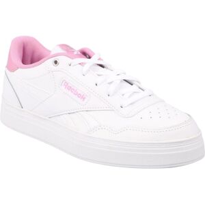 (3.5 UK, White/Pink) Reebok Unisex Adult Court Advance Bold Leather Trainers (3.5 UK, White/Pink) Reebok Unisex Adult Court Advance Bold Leather Trainers