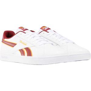 (7.5 UK, White/Red) Reebok Unisex Adult Retro Synthetic Leather Court Trainers (7.5 UK, White/Red) Reebok Unisex Adult Retro Synthetic Leather Court Trainers
