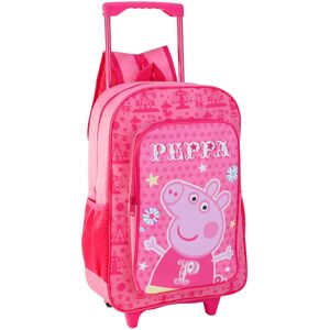 Peppa Pig Foldable Wheeled Deluxe Trolley Backpack Cabin Luggage Girls Peppa Pig Foldable Wheeled Deluxe Trolley Backpack Cabin Luggage Girls