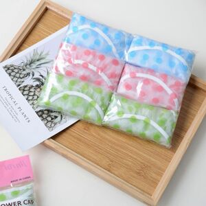 Unbranded (As show, One size) 6-piece waterproof EVA plastic shower cap, elastic reusable Unbranded (As show, One size) 6-piece waterproof EVA plastic shower cap, elastic reusable