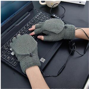 Unbranded (As show, One size) USB Heated Gloves Cats Full Finger Heated Warm Gloves (Green Unbranded (As show, One size) USB Heated Gloves Cats Full Finger Heated Warm Gloves (Green