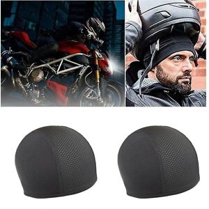 Unbranded (As show, One size) 2pcs Men's Quick Drying Cap Riding Skull Cap Bicycle Mot Unbranded (As show, One size) 2pcs Men's Quick Drying Cap Riding Skull Cap Bicycle Mot