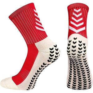 Unbranded (As show, One size) 2 Pairs Red Non-slip Sports Sock Men Breathable Football Soc Unbranded (As show, One size) 2 Pairs Red Non-slip Sports Sock Men Breathable Football Soc