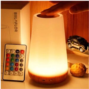Gaatpot (Wood color) 13 Color Changing Night Light RGB Remote Control Touch Dimmable Lam Gaatpot (Wood color) 13 Color Changing Night Light RGB Remote Control Touch Dimmable Lam
