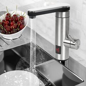Unbranded (As show, One size) Electric With Water Heater - 360 Rotatable - Stainless Steel Unbranded (As show, One size) Electric With Water Heater - 360 Rotatable - Stainless Steel