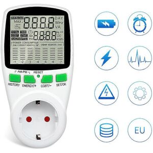 Unbranded (As show, One size) Energy Consumption Meter Wattmeter Socket Meter Energy Meter Unbranded (As show, One size) Energy Consumption Meter Wattmeter Socket Meter Energy Meter
