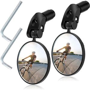 Unbranded (As show, One size) 2Pcs Bike Mirrors, High Definition 360 Adjustable Handlebar Unbranded (As show, One size) 2Pcs Bike Mirrors, High Definition 360 Adjustable Handlebar