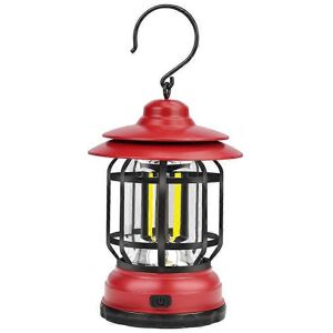 Unbranded (As show, One size) Portable Retro Camping Lamp Battery Campfire with Hook for H Unbranded (As show, One size) Portable Retro Camping Lamp Battery Campfire with Hook for H