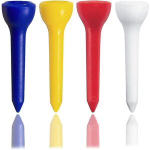Unbranded (As show, One size) 100 Pcs Mixed Color Plastic Golf Tees 35mm Pack of 100Color Unbranded (As show, One size) 100 Pcs Mixed Color Plastic Golf Tees 35mm Pack of 100Color