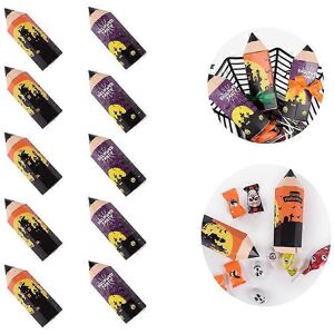 Unbranded (As show, One size) 10 Pcs Cartoon Pencil Gift Box Candy Gift Box Halloween Funn Unbranded (As show, One size) 10 Pcs Cartoon Pencil Gift Box Candy Gift Box Halloween Funn