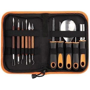 Unbranded (As show, One size) 12 pcs Halloween Pumpkin Carving Kit, Stainless Steel 12 Pie Unbranded (As show, One size) 12 pcs Halloween Pumpkin Carving Kit, Stainless Steel 12 Pie