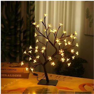 Unbranded (As show, One size) LED Bonsai Tree Light, 14 Inch Decorative Artificial Cherry Unbranded (As show, One size) LED Bonsai Tree Light, 14 Inch Decorative Artificial Cherry