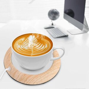 Unbranded (As show, One size) 1 Pcs USB Wood Grain Cup Warmer with USB Cable Electric Mug Unbranded (As show, One size) 1 Pcs USB Wood Grain Cup Warmer with USB Cable Electric Mug