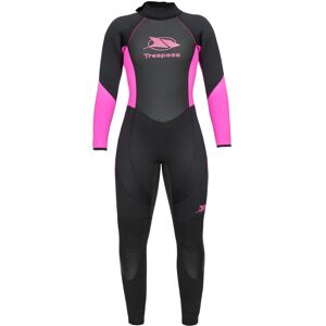 (4, Black) Trespass Womens Wetsuit 5mm Full Length Aquaria (4, Black) Trespass Womens Wetsuit 5mm Full Length Aquaria