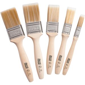 Harris Trade Paint Brush Multi-Pack, Pack of 5, 0.5", 1", 1.5", 2", Brown Harris Trade Paint Brush Multi-Pack, Pack of 5, 0.5", 1", 1.5", 2", Brown