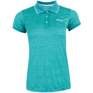 Regatta Remex II Blue/Green Polo Neck T-Shirt - Women Regatta Remex II Blue/Green Polo Neck T-Shirt - Women