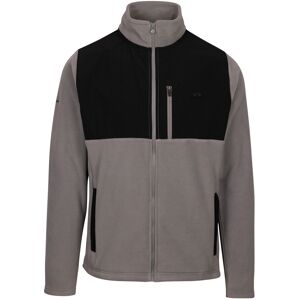 (M, Storm Grey) Trespass Mens Zip Fleece Airtrap AT100 Falkenham (M, Storm Grey) Trespass Mens Zip Fleece Airtrap AT100 Falkenham