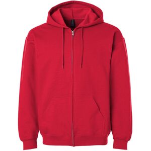 (3XL, Red) Gildan Mens Softstyle Fleece Midweight Full Zip Hoodie (3XL, Red) Gildan Mens Softstyle Fleece Midweight Full Zip Hoodie