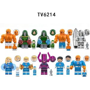 Nuoxin (10pcs-C) 30pcs Fantastic Four Thunderbolt Stone Man Destroyer Doctor Devourer Nuoxin (10pcs-C) 30pcs Fantastic Four Thunderbolt Stone Man Destroyer Doctor Devourer