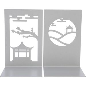 Unbranded Metal Bookend AntiSlip Ancient Style Desktop Bookshelf Book Divider Craft Suppli Unbranded Metal Bookend AntiSlip Ancient Style Desktop Bookshelf Book Divider Craft Suppli