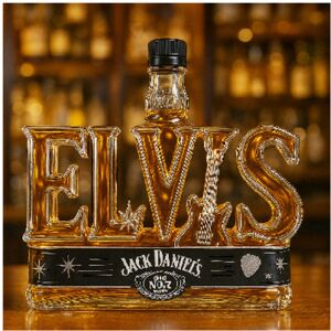 Unbranded (E) 【【Limited Collection】 Elvis Whiskey Classic Glass Bottle High-grade Collec Unbranded (E) 【【Limited Collection】 Elvis Whiskey Classic Glass Bottle High-grade Collec