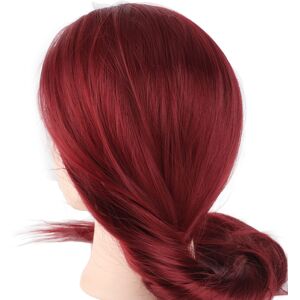 Unbranded 1Pc 60cm Hair Hairdressing Practicing Model Mannequin Dummy Head With Clamp Red Unbranded 1Pc 60cm Hair Hairdressing Practicing Model Mannequin Dummy Head With Clamp Red