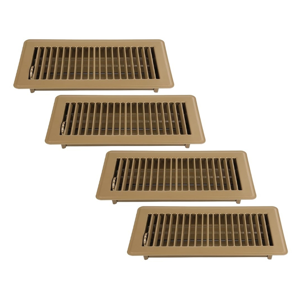 Unbranded Floor Register 4x10, 4 Pack Floor Register Vents Unbranded Floor Register 4x10, 4 Pack Floor Register Vents