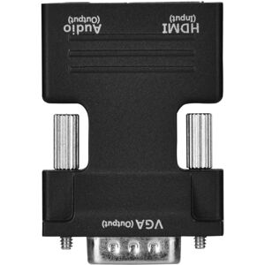 Unbranded 1080P HDMI Female to VGA Male with Audio Output Converter Adapter Unbranded 1080P HDMI Female to VGA Male with Audio Output Converter Adapter