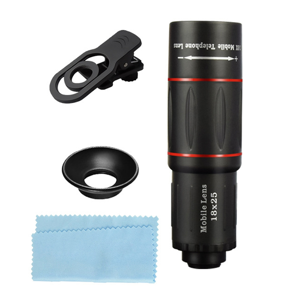 Unbranded Universal Mobile Phone Telephoto Lens 18x Zoom External Camera Lens Unbranded Universal Mobile Phone Telephoto Lens 18x Zoom External Camera Lens