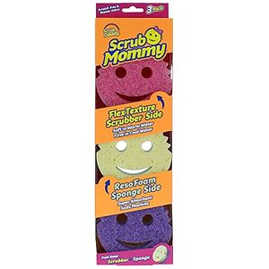 Scrub Daddy Scrub Mommy - Dual Sided Sponge with Soft Absorbent and Scratch-Free Scrubbing S Scrub Daddy Scrub Mommy - Dual Sided Sponge with Soft Absorbent and Scratch-Free Scrubbing S