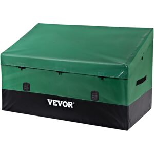 VEVOR VEOVR Outdoor Storage Box, 230 Gallon Waterproof PE Tarpaulin Deck Box with Galv VEVOR VEOVR Outdoor Storage Box, 230 Gallon Waterproof PE Tarpaulin Deck Box with Galv