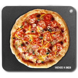VEVOR Pizza Steel, 14" x 14" x 1/4" Pizza Steel Plate for Oven, Pre-Seasoned Car VEVOR Pizza Steel, 14" x 14" x 1/4" Pizza Steel Plate for Oven, Pre-Seasoned Car