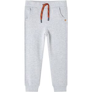 VidaXL Kids' Sweatpants Grey Melange 116 VidaXL Kids' Sweatpants Grey Melange 116