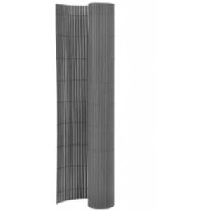 vidaXL Double-Sided Garden Fence Grey Porch Blind Windbreak Privacy Screen vidaXL Double-Sided Garden Fence Grey Porch Blind Windbreak Privacy Screen