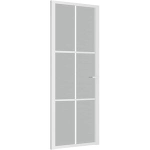 (White and transparent, 76 x 201.5 cm (W x H)) vidaXL Interior Door ESG Glass an (White and transparent, 76 x 201.5 cm (W x H)) vidaXL Interior Door ESG Glass an
